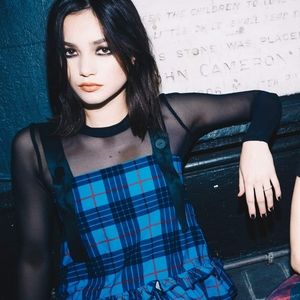 Blackmilk TARTAN AZURE Utility Fripp Top - LIMITED